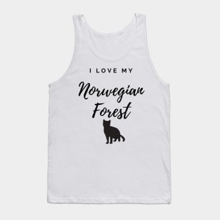 I Love My Norwegian Forest Cat Tank Top